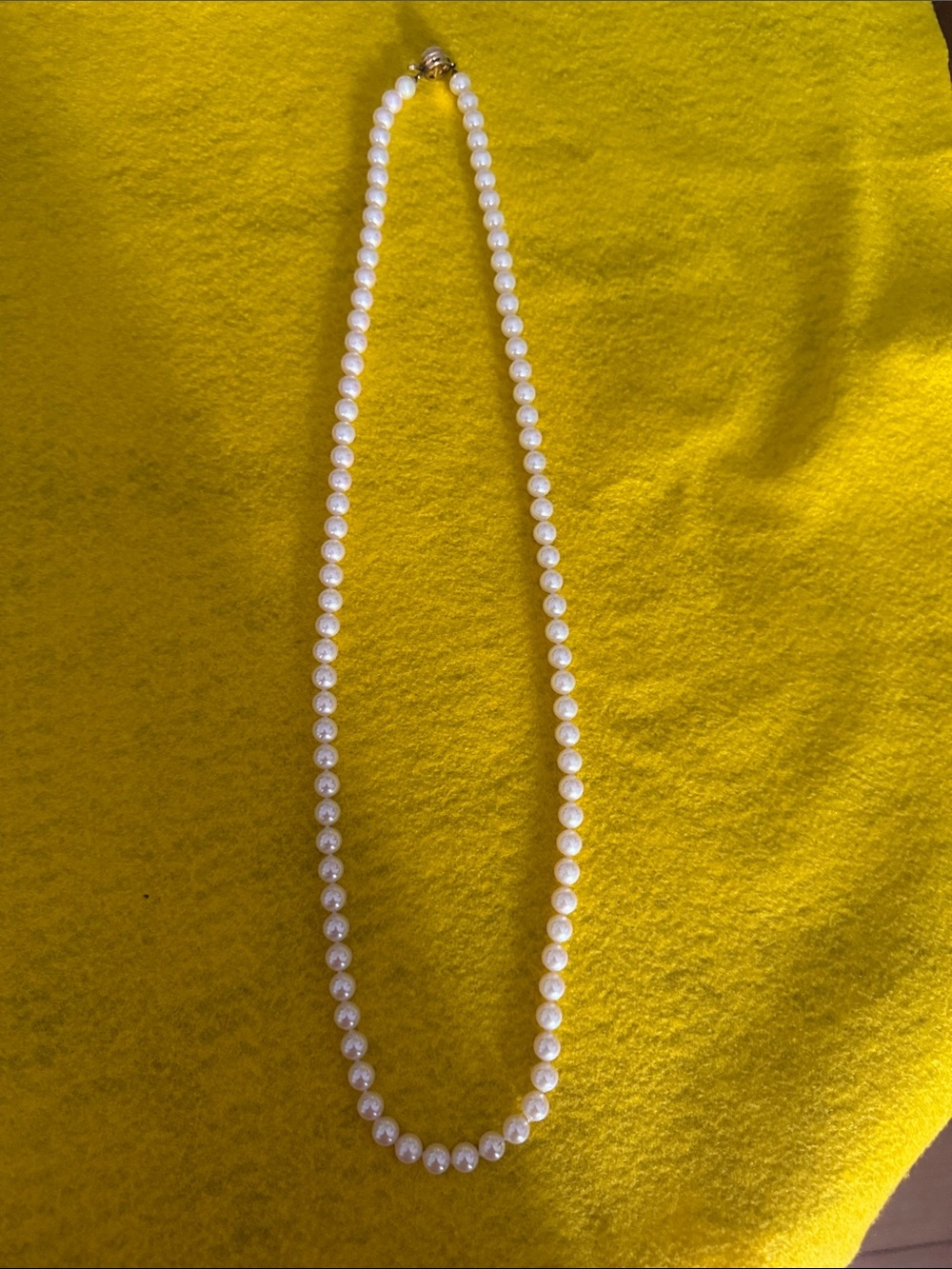 Classic White Pearl Necklace - Elegant Women’s Jewelry